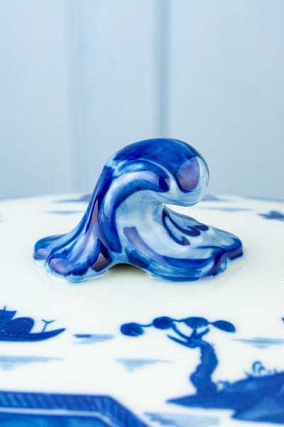 Vintage Mottahedeh "Blue Canton" Tureen with Liner