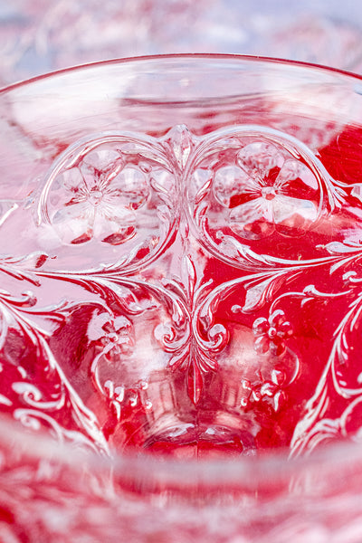 Vintage Pressed Glass Coupes - Set of 10