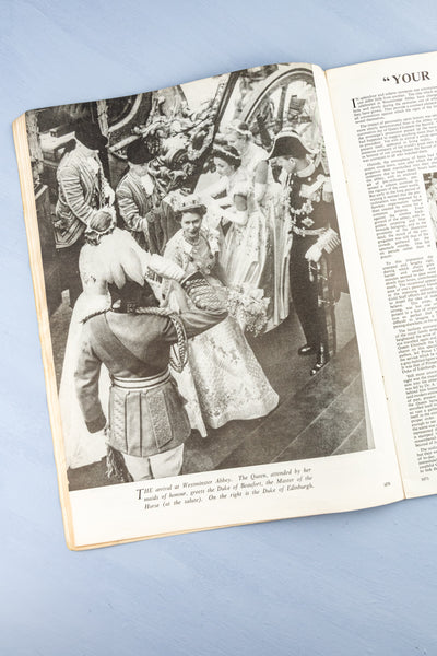Vintage Queen Elizabeth II 1953 Coronation Pictorial Magazine