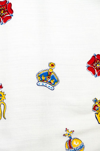 Vintage Queen Elizabeth II 1953 Coronation Tablecloth