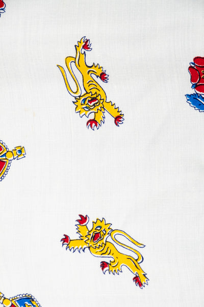 Vintage Queen Elizabeth II 1953 Coronation Tablecloth