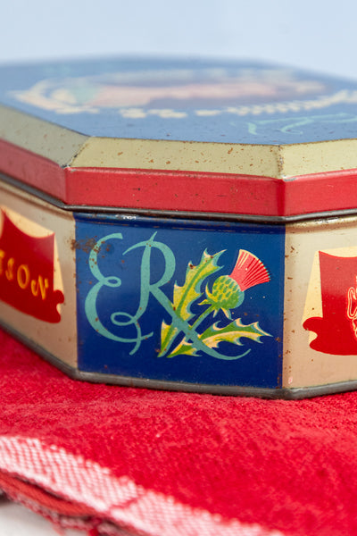 Vintage Queen Elizabeth II 1953 Coronation Tin