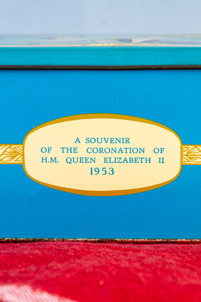 Vintage Queen Elizabeth II 1953 Coronation Tin