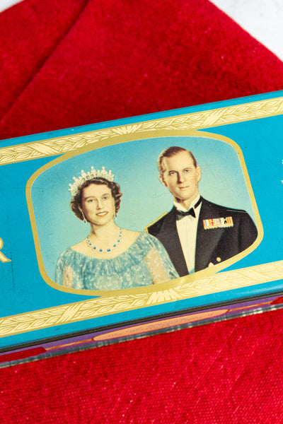 Vintage Queen Elizabeth II 1953 Coronation Tin