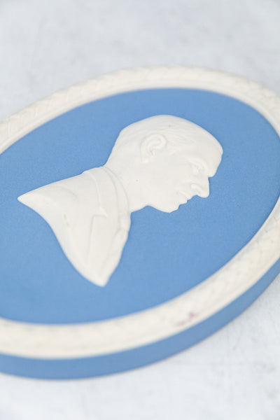 Vintage Queen Elizabeth II Wedgwood Cameo Pair