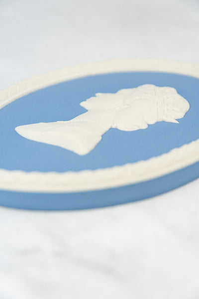 Vintage Queen Elizabeth II Wedgwood Cameo Pair