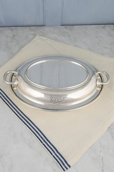 Vintage Savoy Hotel Covered Entree Dish