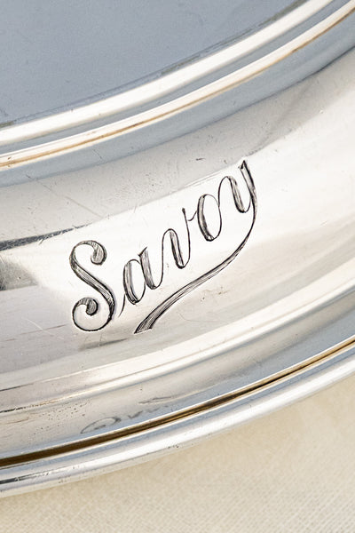 Vintage Savoy Hotel Covered Entree Dish