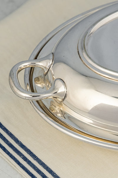 Vintage Savoy Hotel Covered Entree Dish