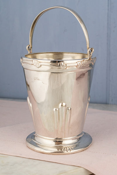 Vintage Silverplate Claridge's Hotel Ice Bucket