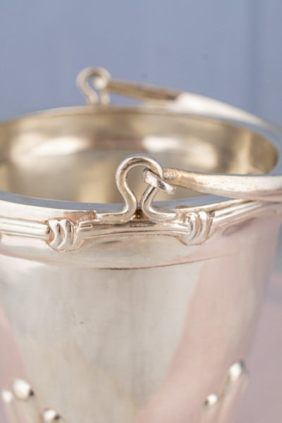Vintage Silverplate Claridge's Hotel Ice Bucket