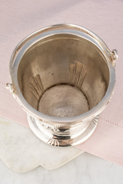 Vintage Silverplate Claridge's Hotel Ice Bucket