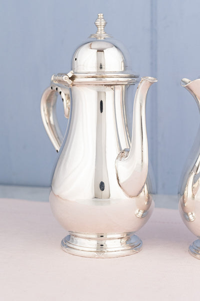 Vintage Silverplate English Café au Lait Set