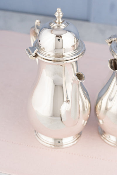 Vintage Silverplate English Café au Lait Set