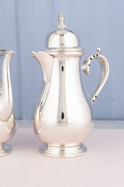 Vintage Silverplate English Café au Lait Set