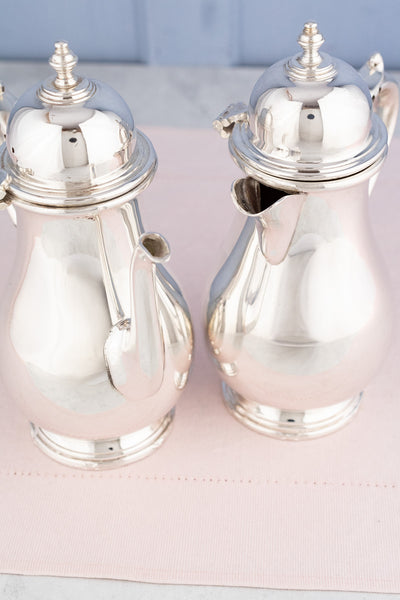 Vintage Silverplate English Café au Lait Set