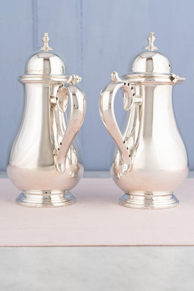 Vintage Silverplate English Café au Lait Set