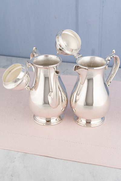 Vintage Silverplate English Café au Lait Set
