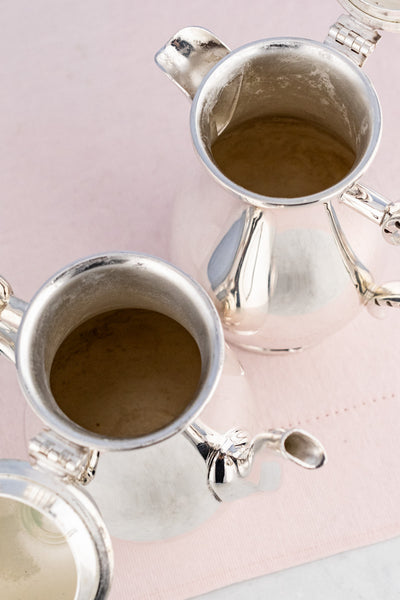 Vintage Silverplate English Café au Lait Set