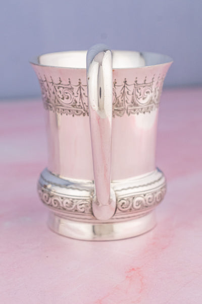 Vintage Silverplate English Mugs (Prices Vary!)