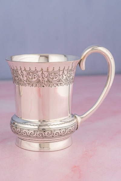 Vintage Silverplate English Mugs (Prices Vary!)