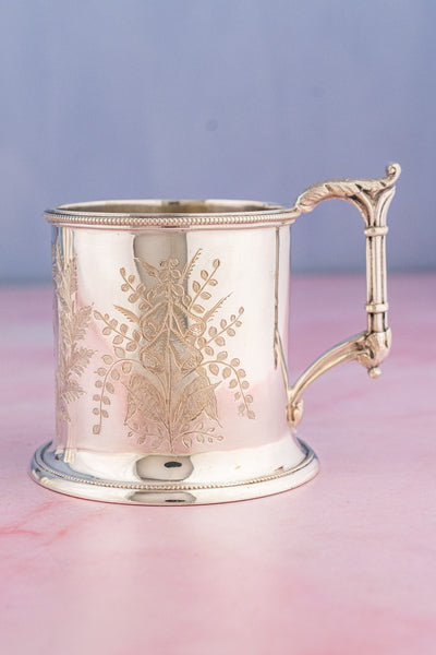 Vintage Silverplate English Mugs (Prices Vary!)