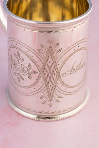 Vintage Silverplate English Mugs (Prices Vary!)