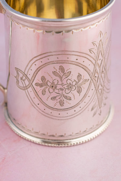Vintage Silverplate English Mugs (Prices Vary!)