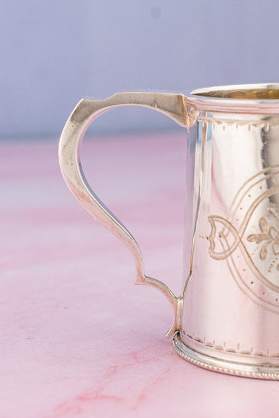 Vintage Silverplate English Mugs (Prices Vary!)