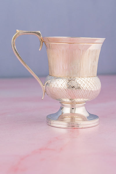 Vintage Silverplate English Mugs (Prices Vary!)