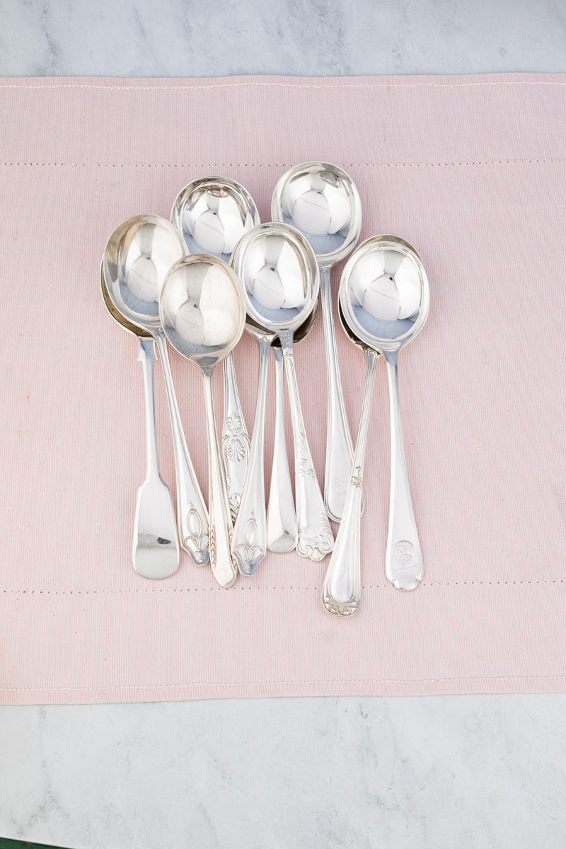 Vintage Silverplate English Soup Spoon