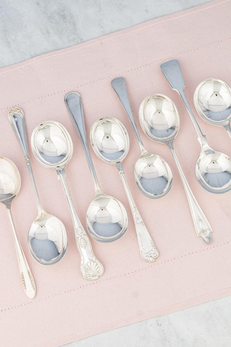 Vintage Silverplate English Soup Spoon
