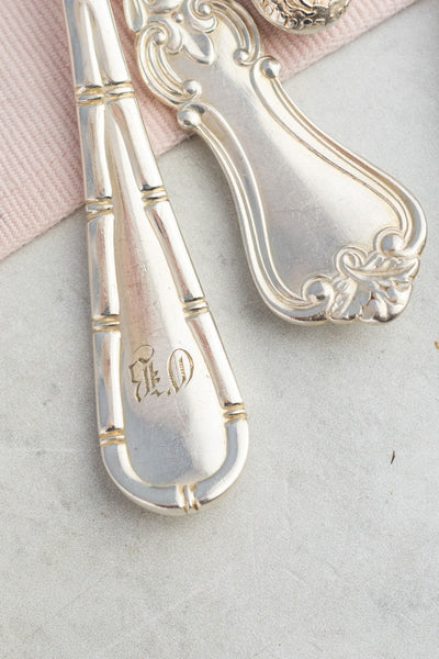 Vintage Silverplate Hotel Flatware - Fish Fork & Knife Pair