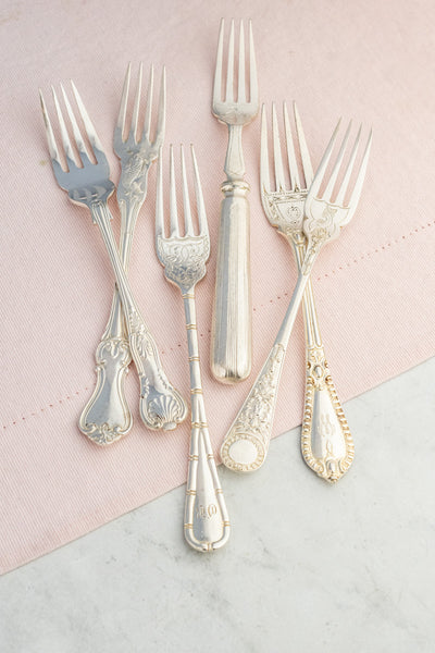 Vintage Silverplate Hotel Flatware - Fish Fork & Knife Pair