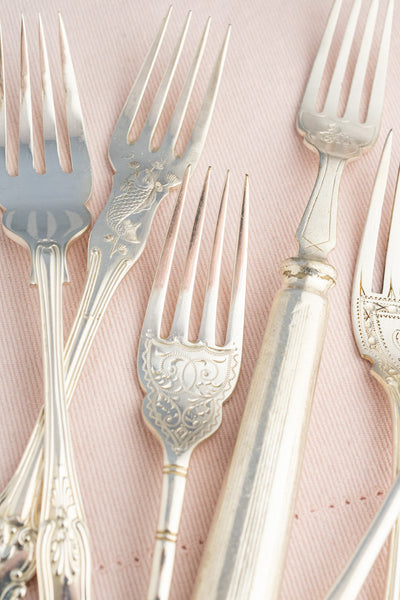 Vintage Silverplate Hotel Flatware - Fish Fork & Knife Pair