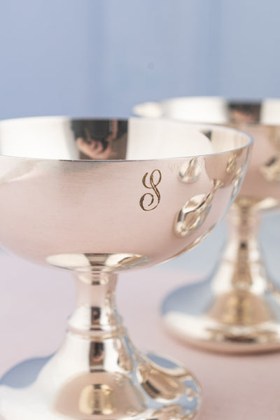 Vintage Silverplate Ice Cream Bowl