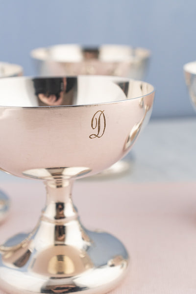 Vintage Silverplate Ice Cream Bowl