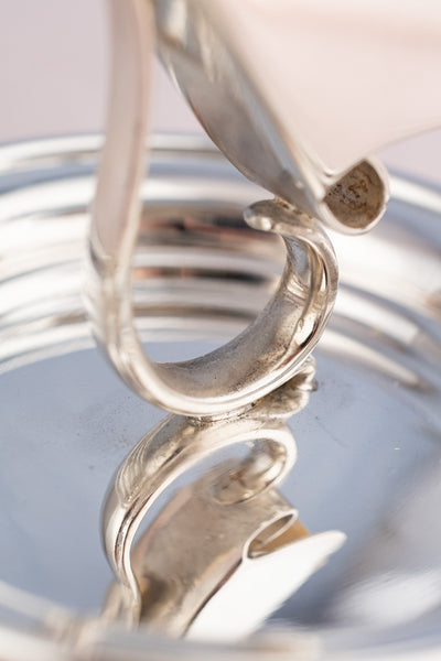 Vintage Silverplate Match Stand
