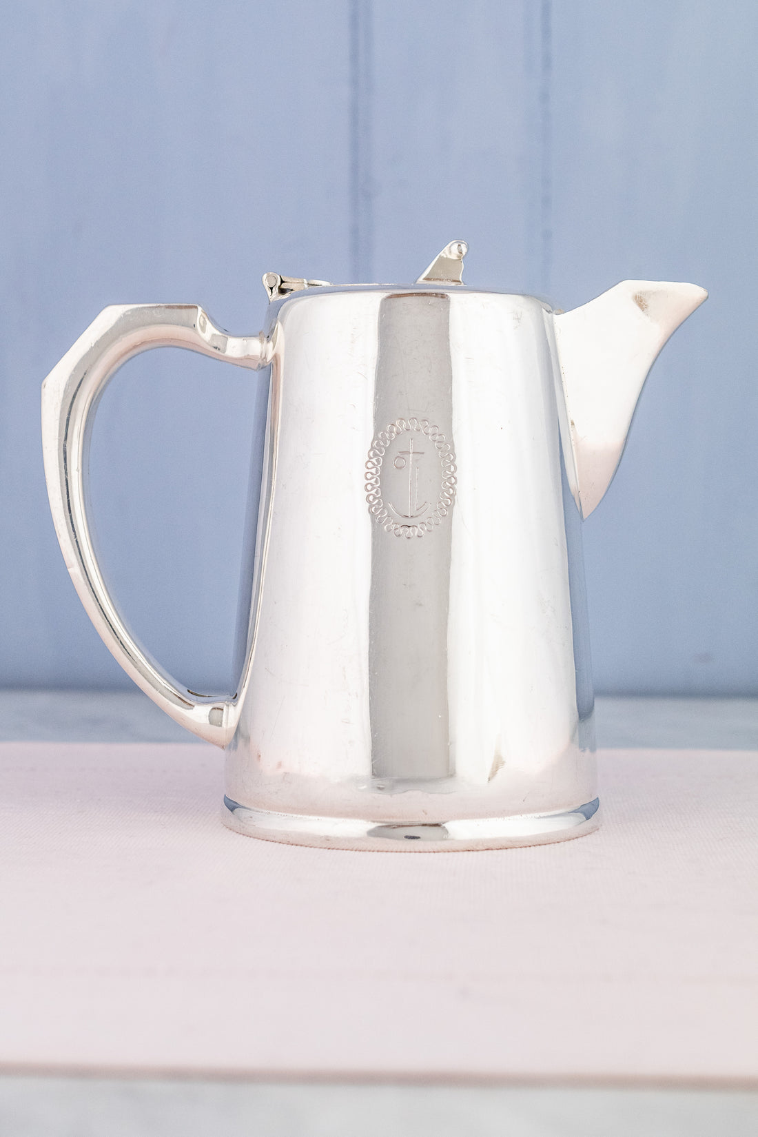 Vintage Silverplate Orient Line Coffeepot, image 1 of 14
