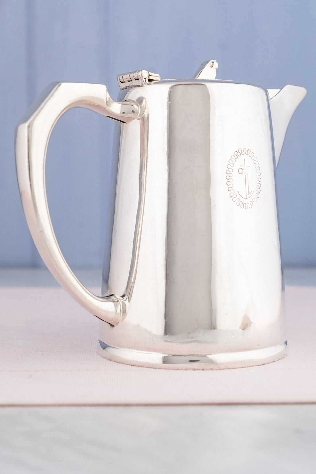 Vintage Silverplate Orient Line Coffeepot, image 3 of 14