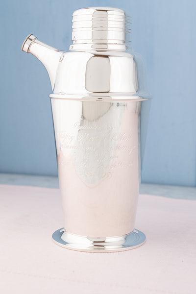 Vintage Silverplate Royal Air Force Cocktail Shaker