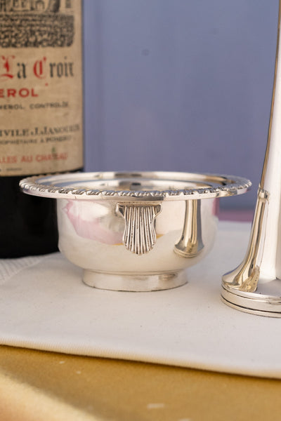 Antique Silverplate Wine Decanting Funnel