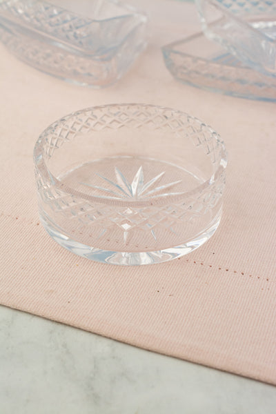 Vintage Silverplate and Glass Divided Hors d'Oeuvres Tray