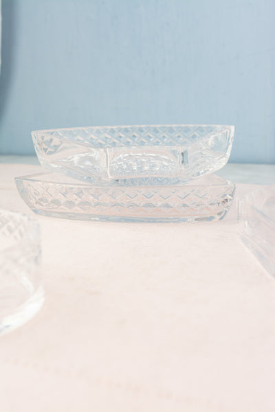 Vintage Silverplate and Glass Divided Hors d'Oeuvres Tray