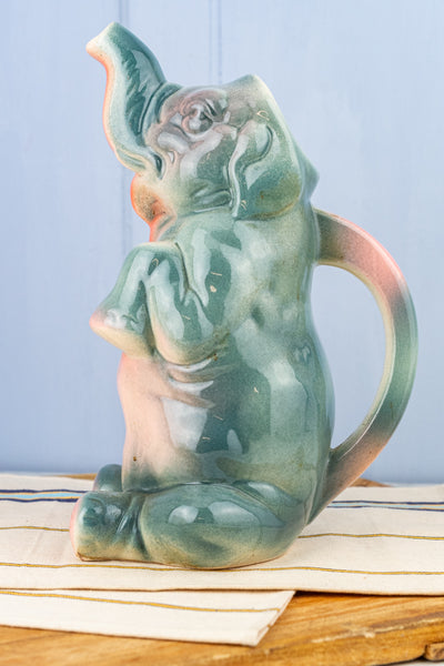 Vintage St. Clément Elephant Pitcher