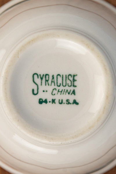Vintage Syracuse China Cup & Saucer