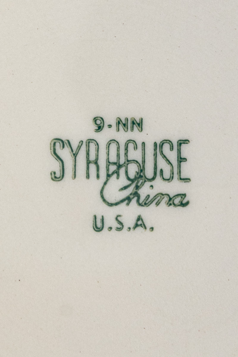 Vintage Syracuse China Dinner Plate
