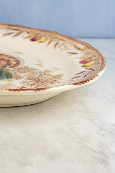 Vintage Turkey Platter