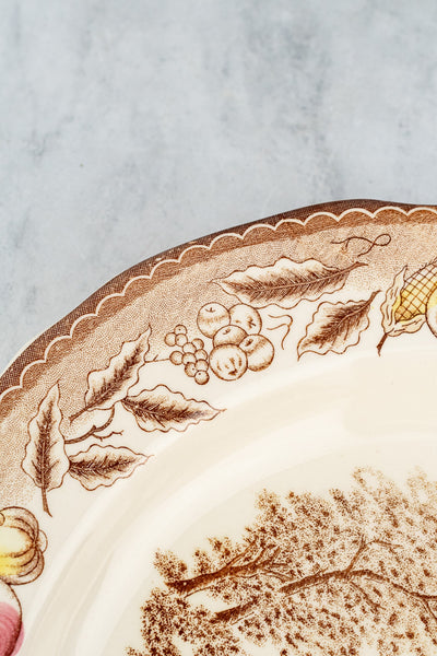 Vintage Turkey Platter