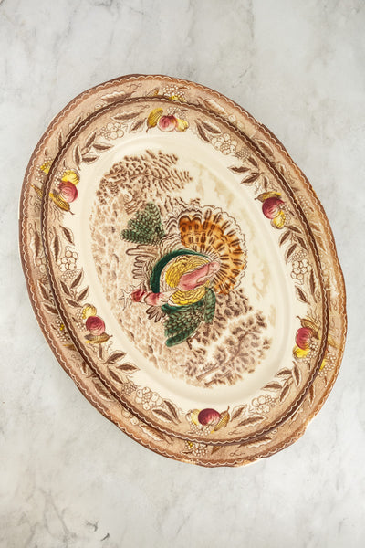 Vintage Turkey Platter